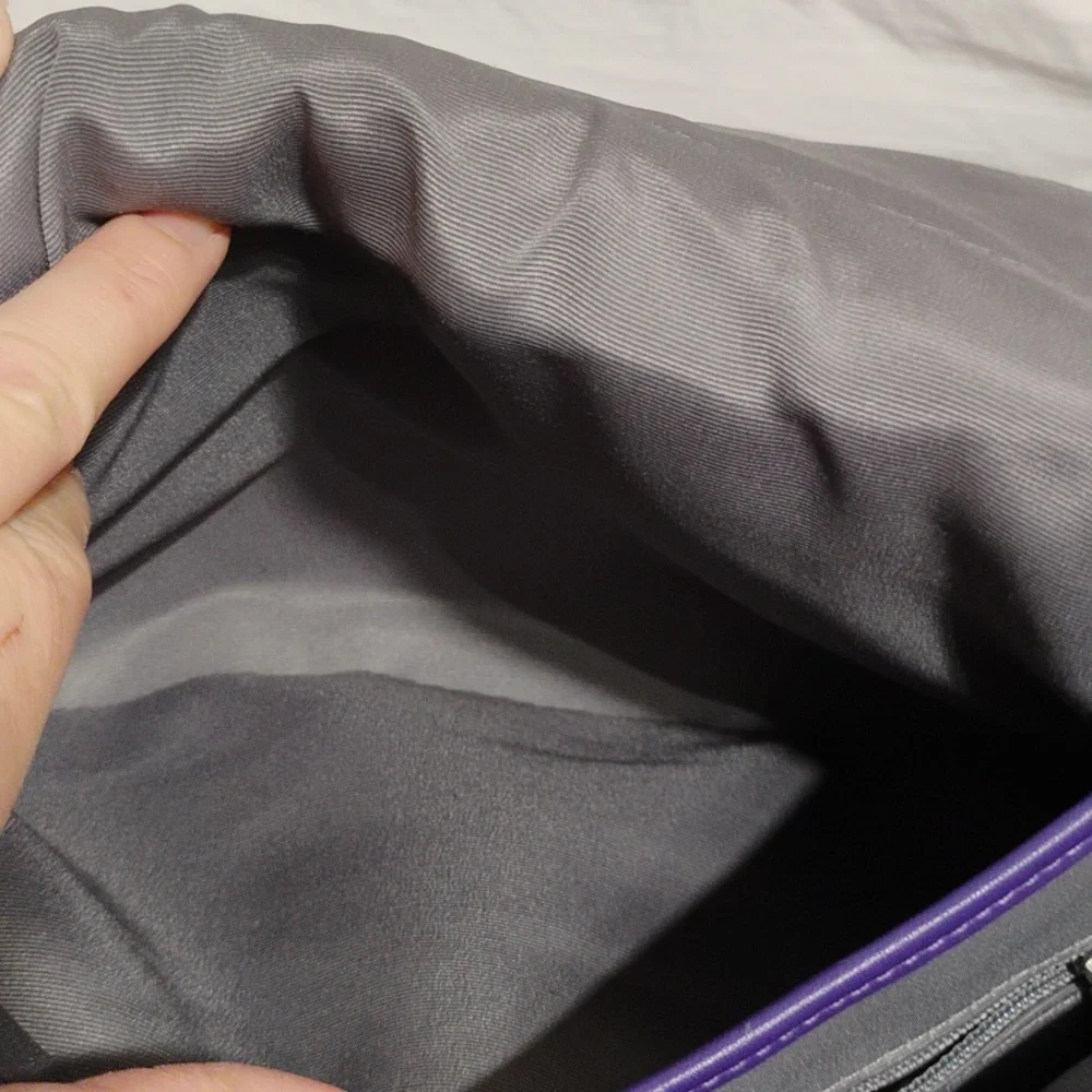 Authentic Coach Y2K Purple Soho Pleated Shoulder Bag - Picture 15 of 15